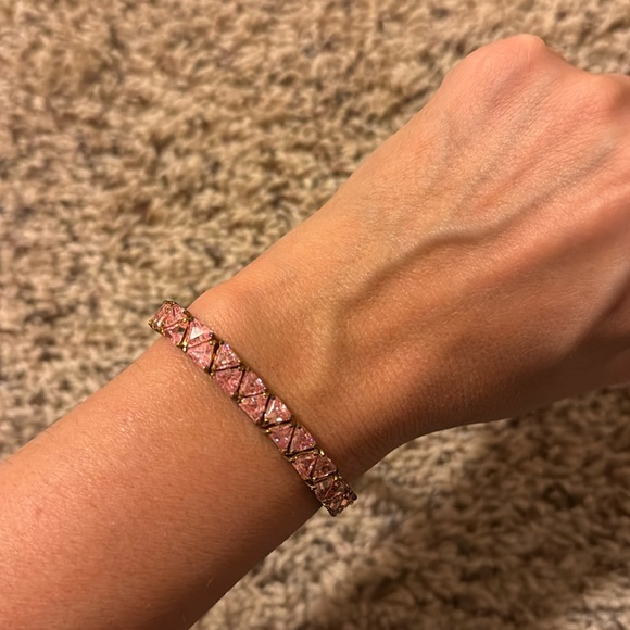 Suzanne Somers Jewelry - Pink Trilliant Bracelet